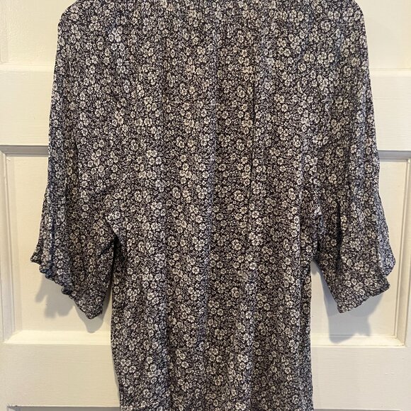 Faherty Blue Floral Top / XXL - Picture 5 of 5